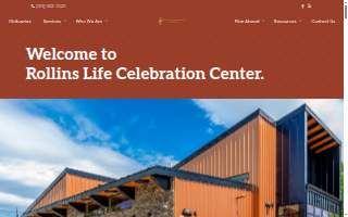 Rollins Life Celebration Center, P.A. of Ballenger Creek website
