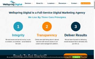 Wellspring Digital of Frederick website