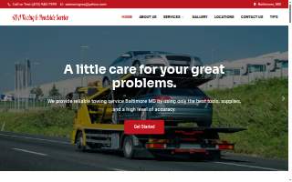 A&& Towing and roadside service website