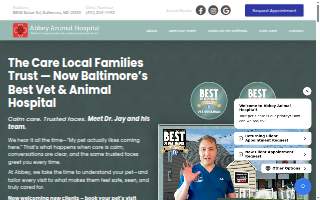 Abbey Animal Hospital of Baltimore website