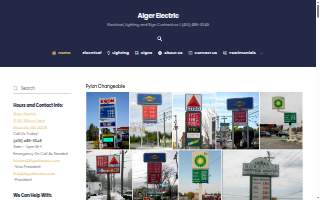 Alger Electric of Baltimore website