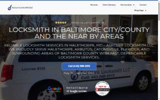 Asecure Locksmith LLC website