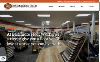 Baltimore Floor Works website