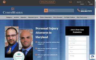 Baltimore Law Firm Cohen | Harris website