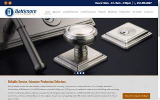 Baltimore Lock & Hardware, Inc. website
