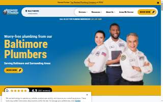 Benjamin Franklin Plumbing of Baltimore website