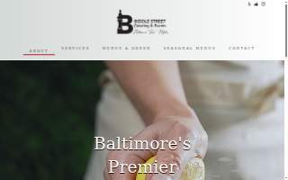 Biddle Street Catering website