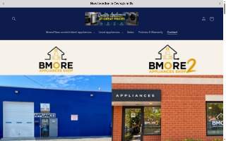Bmore Appliances shop website