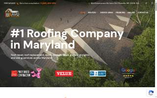 Bravo Roofing website