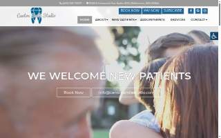 Canton Smile Studio website