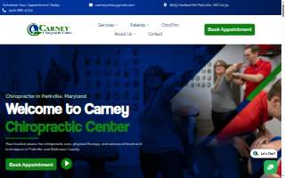 Carney Chiropractic Center website