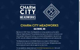 Charm City Meadworks @ Peabody Heights Brewery website