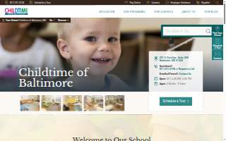 Childtime of Baltimore website