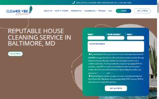 Cleaner Vibe of Baltimore website