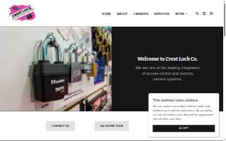 Crest Lock Co. website