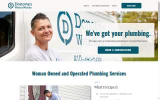 Donovan WaterWorks website