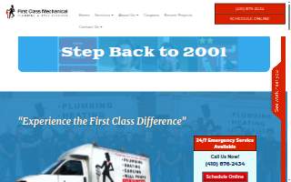 First Class Mechanical website