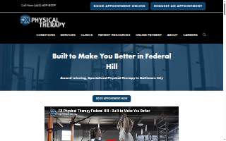 FX Physical Therapy - Federal Hill website