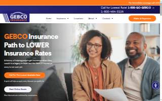 GEBCO Insurance website