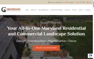 Groundshog Landscaping website