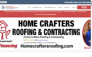 Home Crafters Roofing & Contracting of Baltimore website