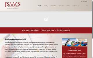 Isaacs Accounting, P.C. website