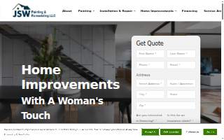 JSW Painting & Remodeling of Baltimore website