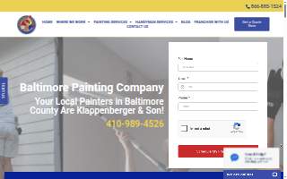 Klappenberger & Son of Baltimore website