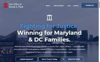 Law Office of Fink David Fink P.A. website