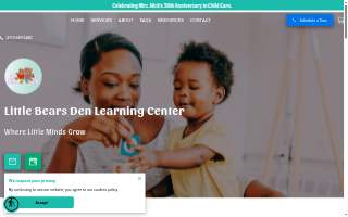 Little Bears Den website