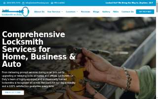 Locksmith On Duty website