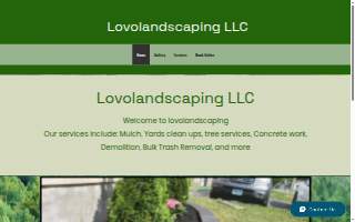 Lovolandscaping LLC website