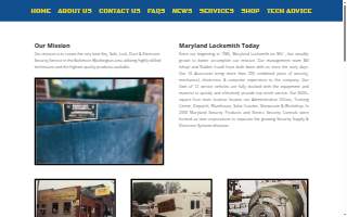Maryland Locksmith of Baltimore website