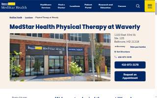 MedStar Health: Physical Therapy at Waverly website