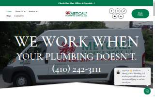 Metcalf Plumbing Service, LLC of Baltimore website