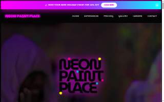 Neon Paint Place website