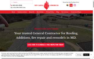 New Castle Constructs website