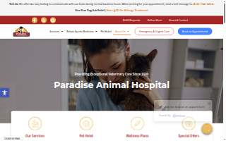 Paradise Animal Hospital of Baltimore website