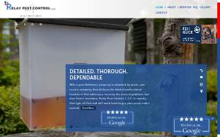 Relay Pest Control LLC of Baltimore website