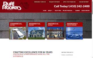 Ruff Roofers of Baltimore website
