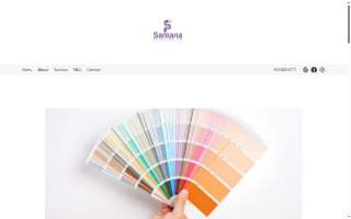 SantanaPaintingCo website