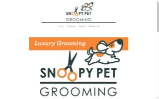 Snoopy Pet Grooming, Roland Park website