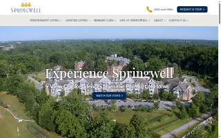 Springwell Senior Living Community website