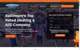 SuperTech Services website