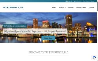 Tax Experience LLC website