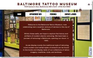 The Baltimore Tattoo Museum website