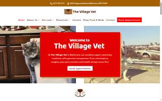 The Village Vet website