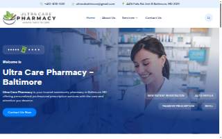 Ultra Care Pharmacy website