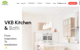 VKB Kitchen & Bath of Pasadena website