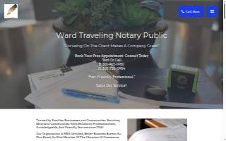 Ward Traveling Notary Public of Lochearn website